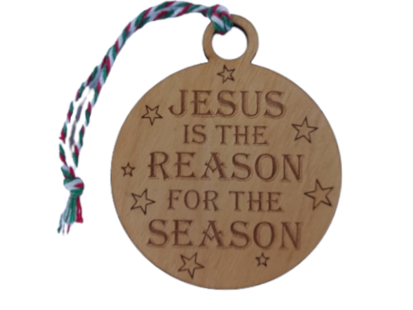 Jesus is the reason for the season - Christmas Bauble